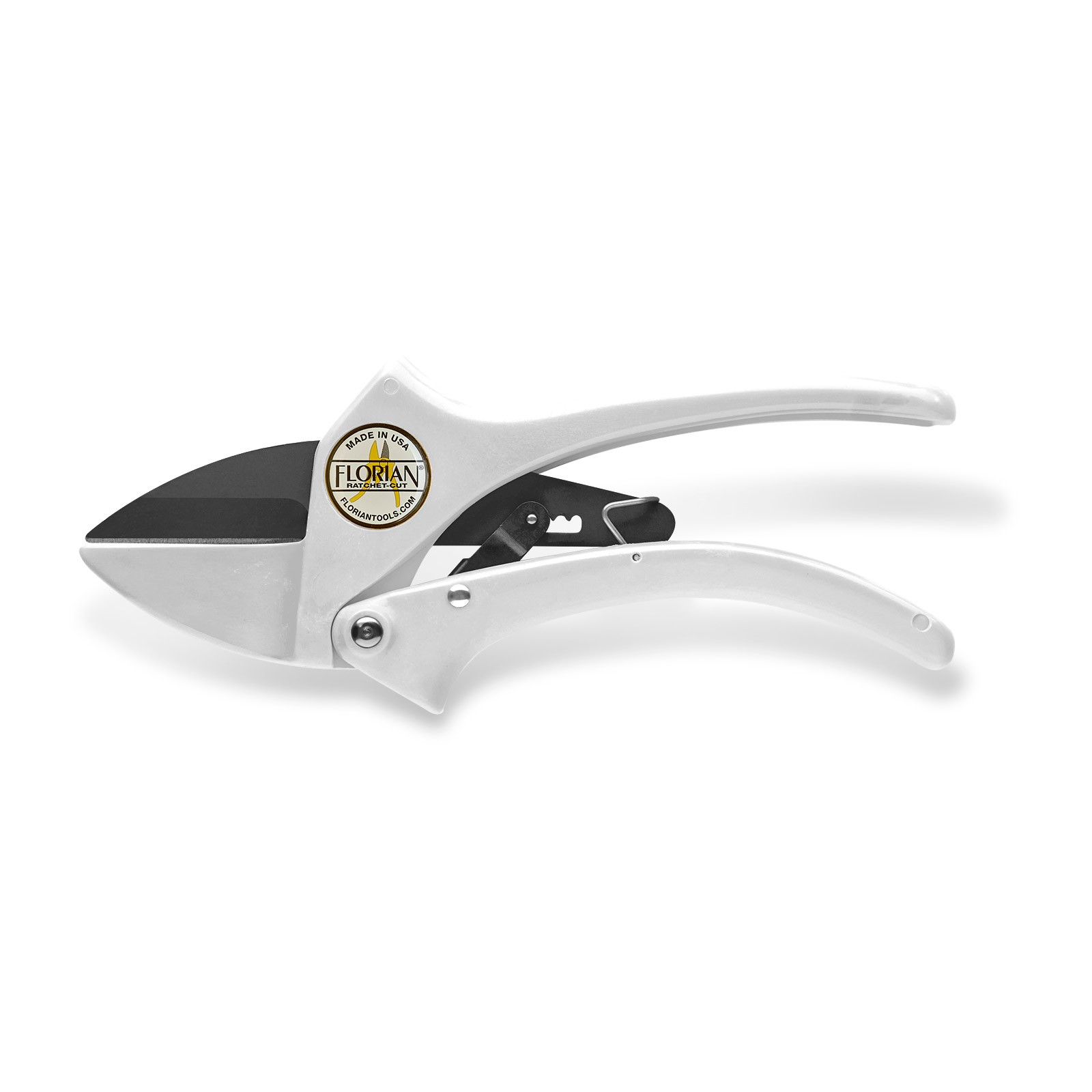 The Original Florian Ratchet-Cut Pruner in White